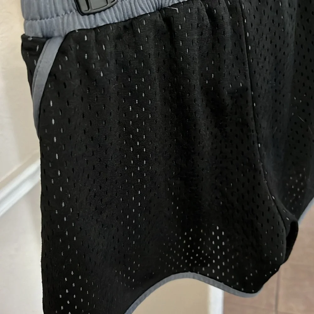 Champion black & gray mesh shorts Size S